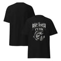 Big Fish Club graphic tee in black, front and back print - King of the Ocean fishing streetwear